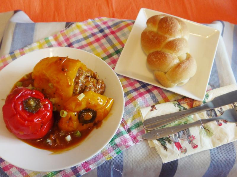 希腊甜椒镶肉的做法