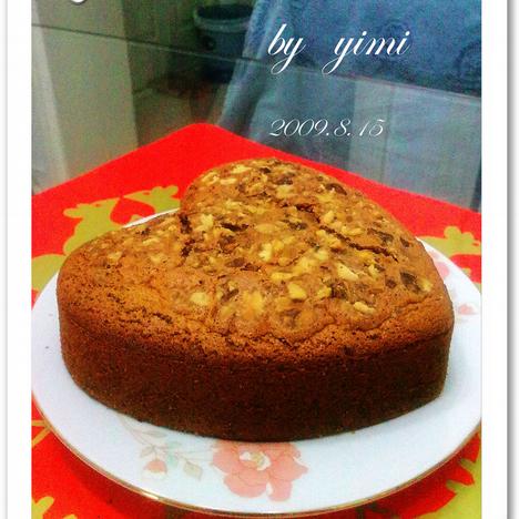 青蛙变王子—巧克力核桃蛋糕的做法