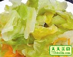 橘子凉拌蔬菜的做法