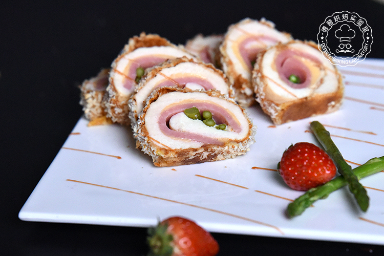 爆浆起司鸡肉卷的做法