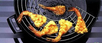 炸琵琶虾的做法