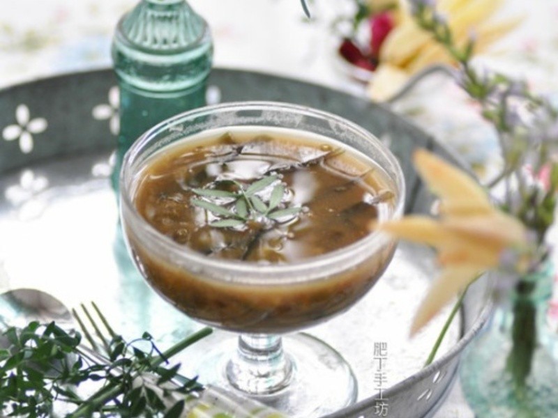 香草海带绿豆沙的做法