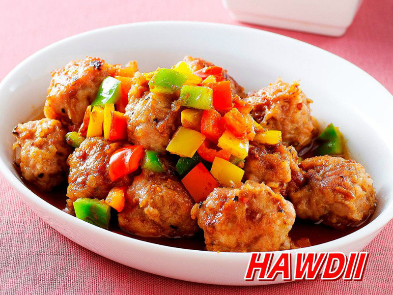 香葱烧肉丸的做法