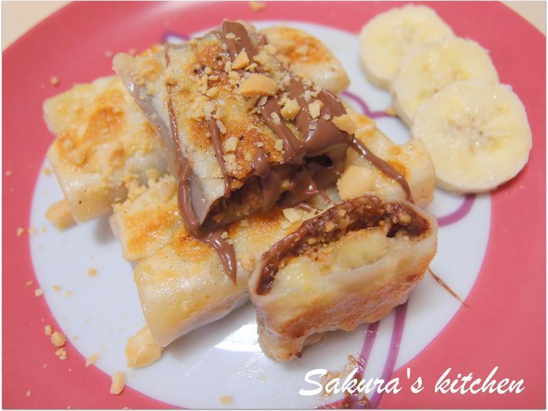 Nutella好滋味早餐? 泰国香蕉煎饼的做法