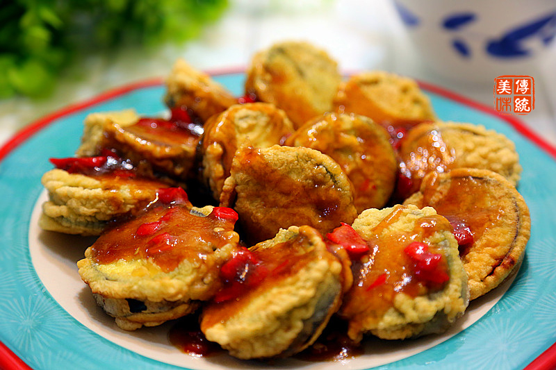 【鱼香茄盒】外酥里嫩的鱼香美味的做法