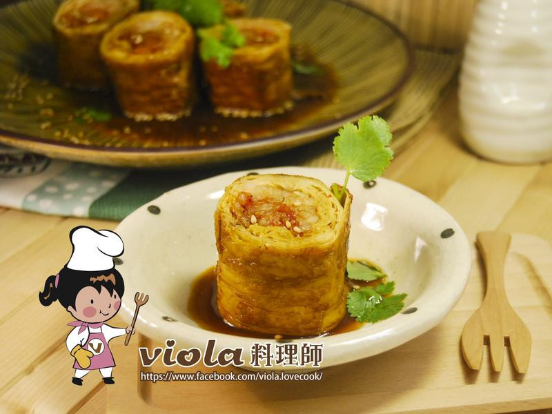 泡菜豆皮卷的做法