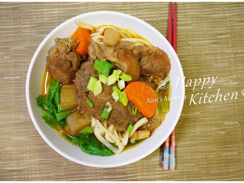 红烧牛筋肉面的做法