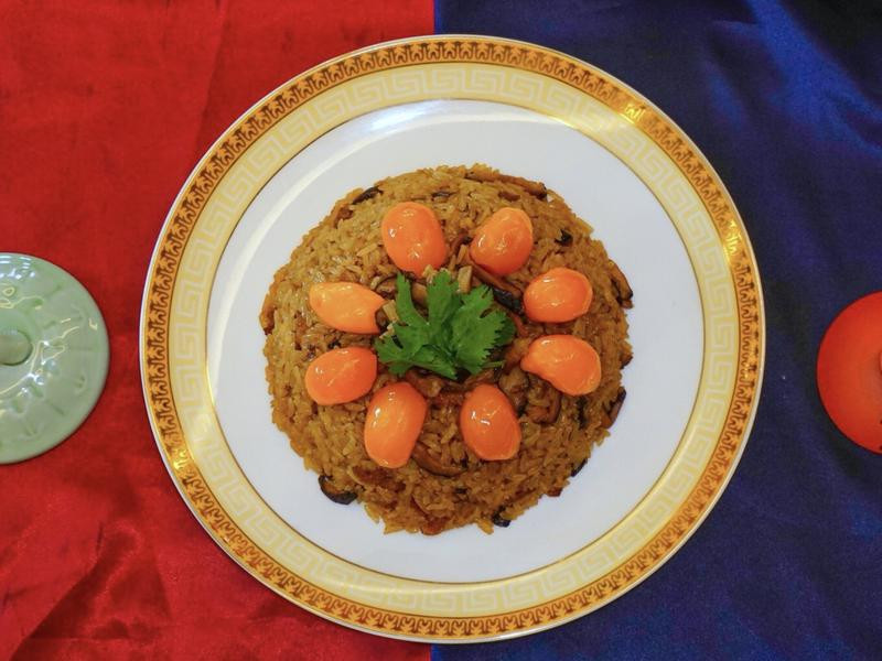 黄金镶米糕的做法