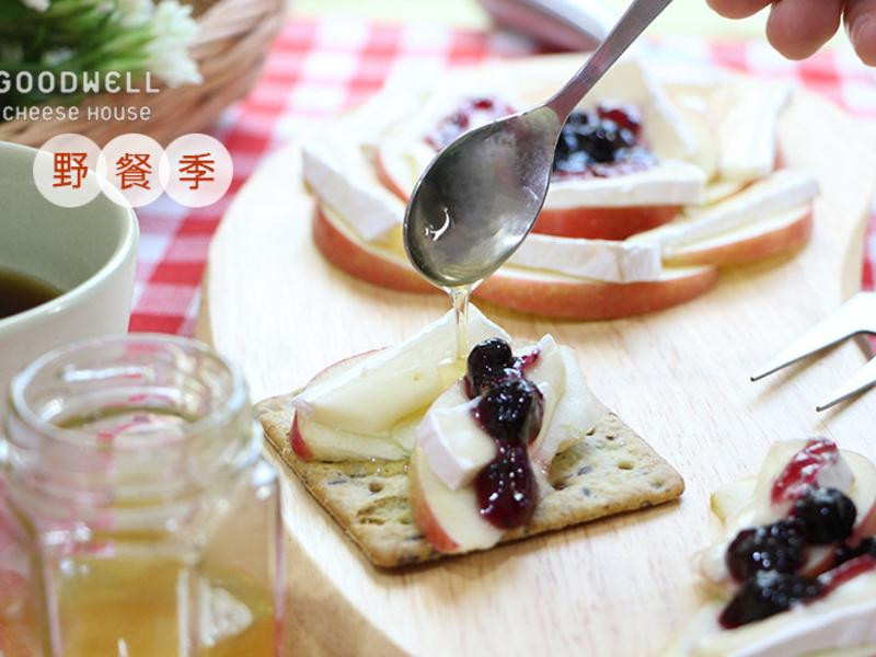 白霉乳酪苹果蜂蜜的做法