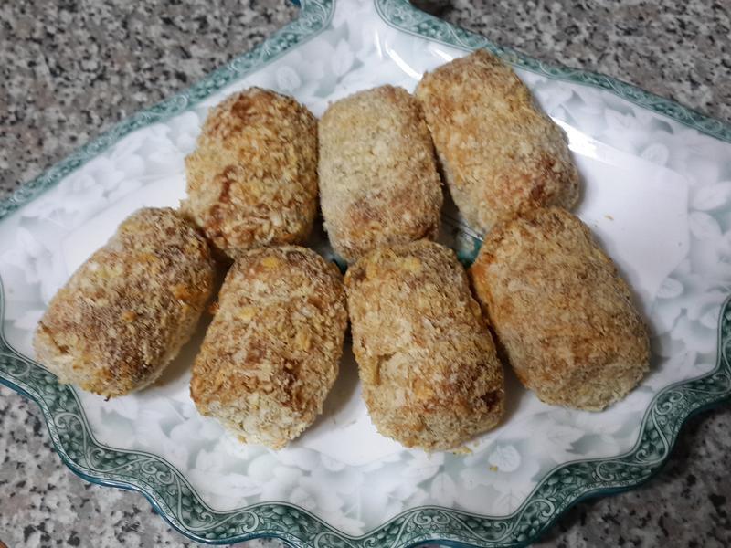 义式南瓜起司可乐饼(免油炸)的做法