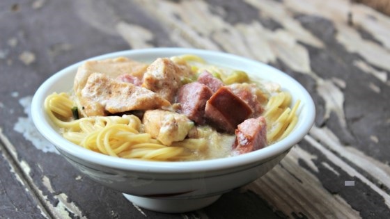 奶油Cajun鸡肉意大利面的做法