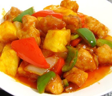 香菠咕噜肉的做法