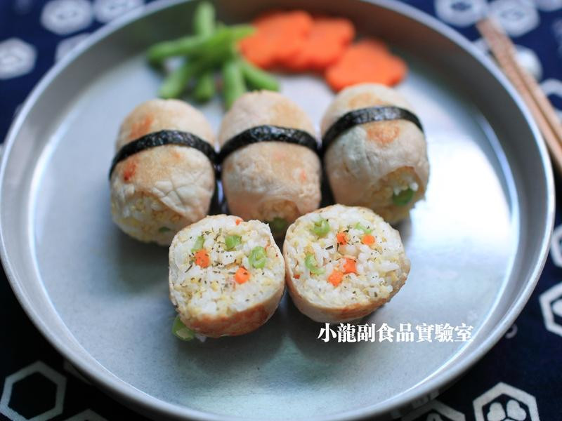 肉卷饭团的做法