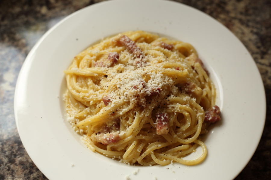 培根芝士意大利面的做法