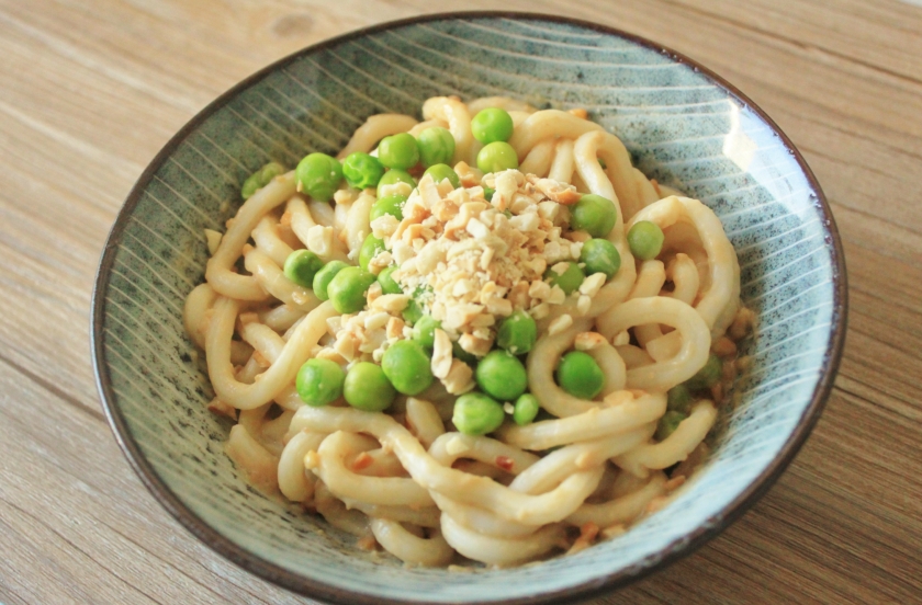 花生酱拌乌冬面的做法