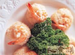 鲜虾山药球的做法