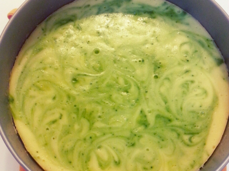 抹茶白巧克力起士蛋糕的做法