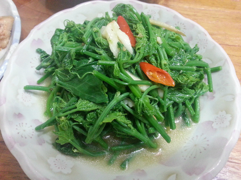 清炒龙须菜的做法