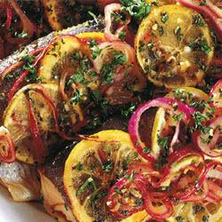 柑橘烤鳟鱼的做法