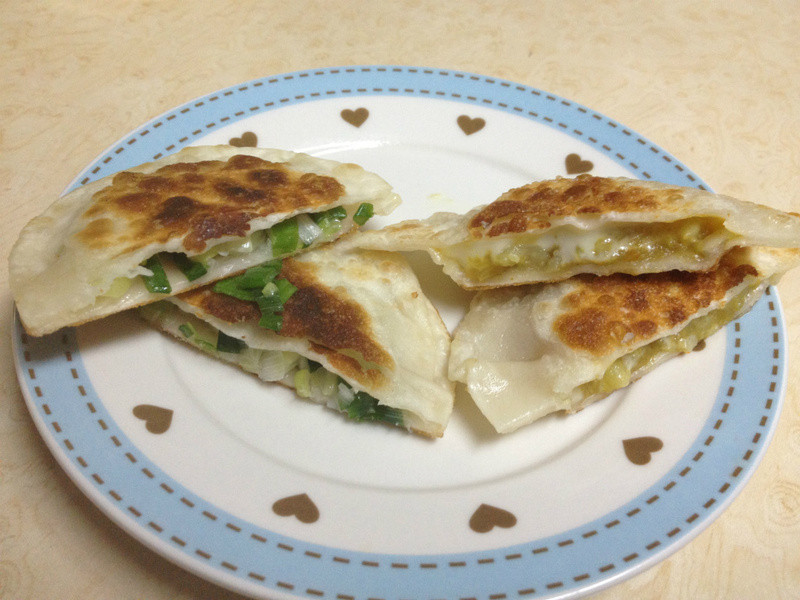 葱油饼 咖哩起司饺的做法