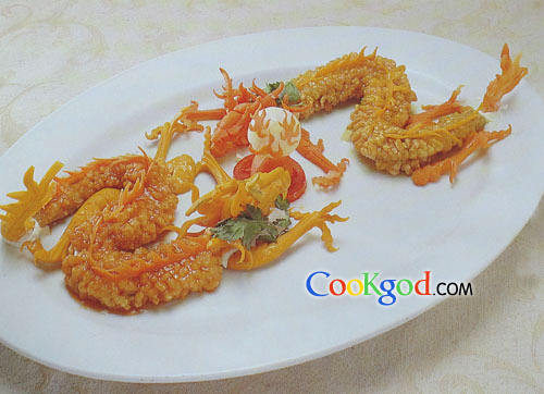 双龙戏珠的做法