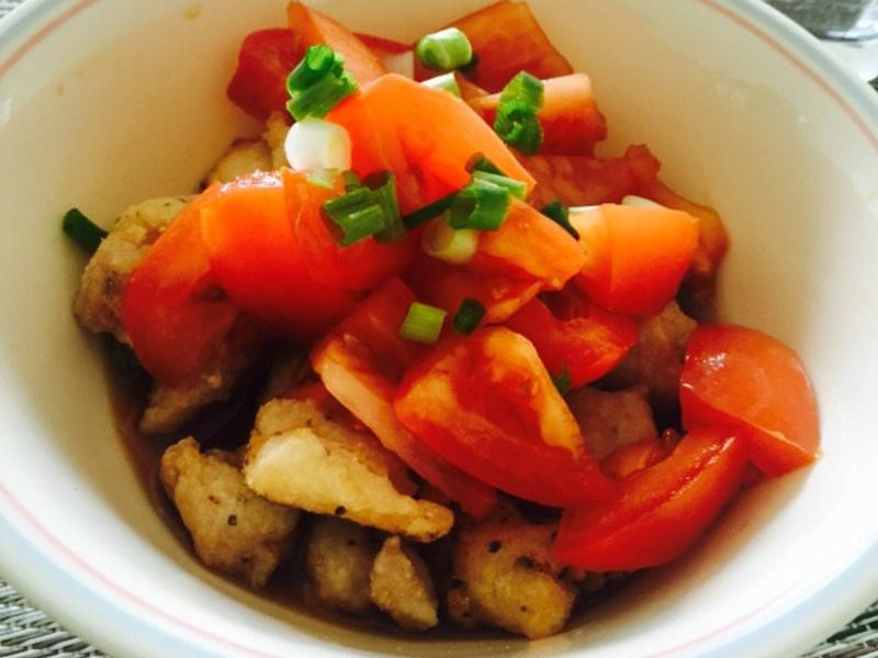 番茄橙酱炸鸡丁的做法