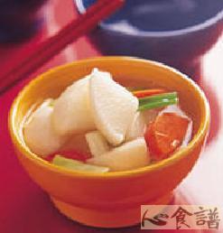 淡小萝卜水泡菜的做法