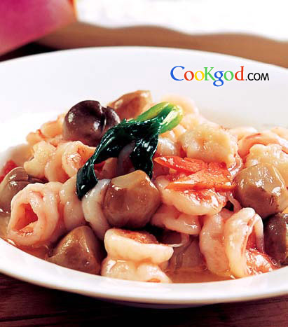 草菇虾仁的做法