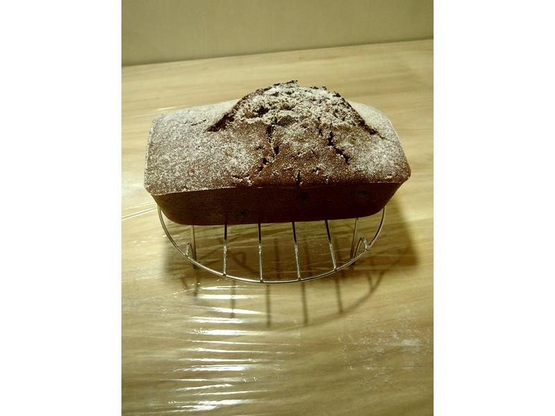 可可巧克力豆磅蛋糕的做法