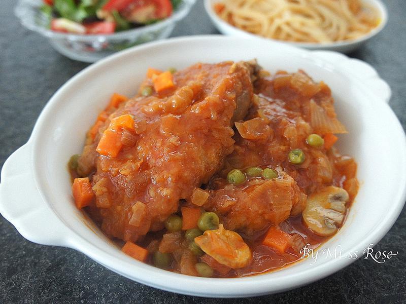 茄汁鸡腿排的做法