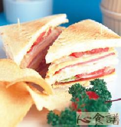 鲔鱼乳酪三明治的做法
