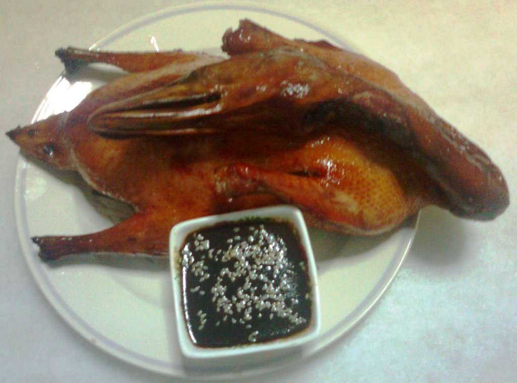 在家简单烤全鸭的做法