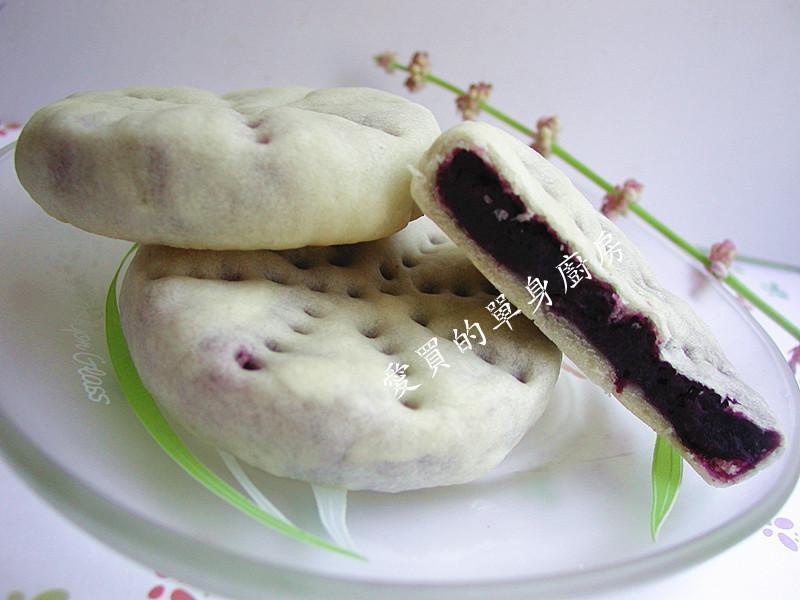 紫地瓜饼的做法