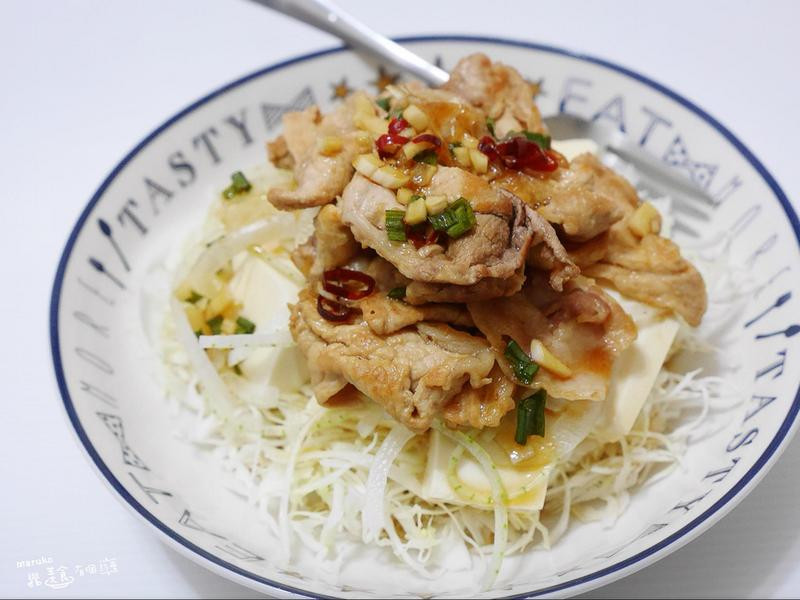 泰式猪肉凉拌豆腐沙拉的做法