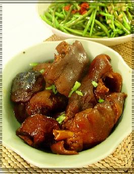 冰糖猪手的做法