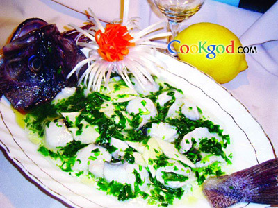 香荠菜熘银斑的做法