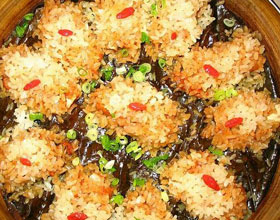 蒸糯米肉丸子的做法