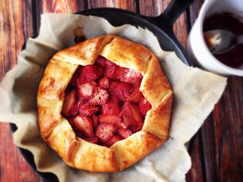 蜂蜜巴萨米克草莓酥饼的做法