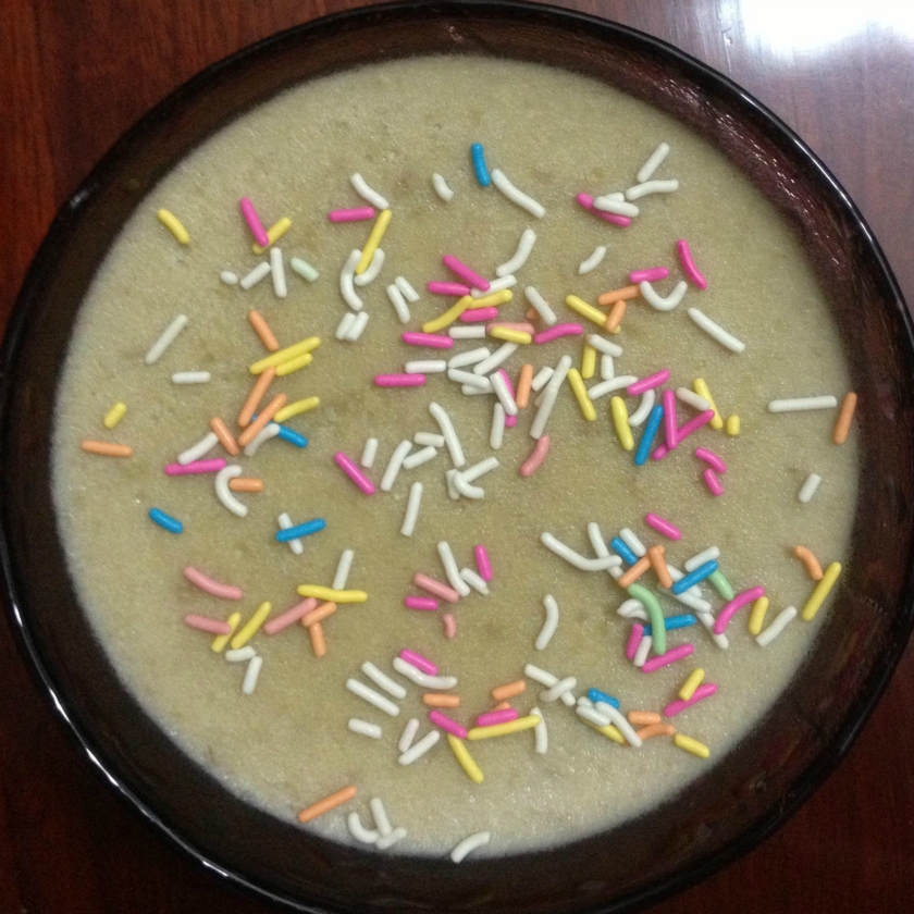 牛奶绿豆沙布丁的做法