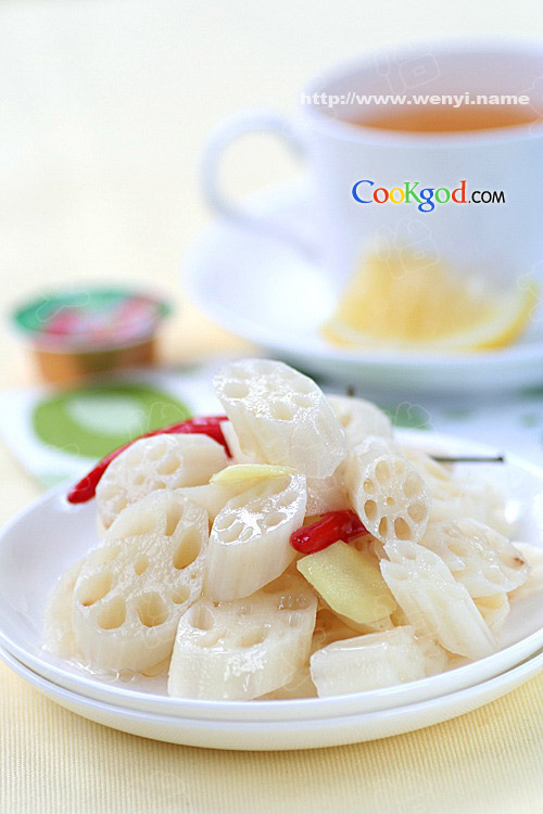 酸辣藕带的做法