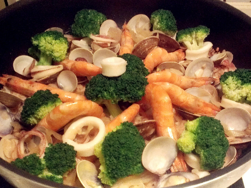 海鲜炖饭-平底锅版的做法