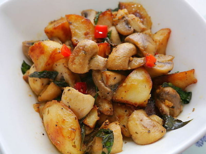 奶油蘑菇洋芋的做法