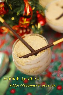 巧克力木糠布丁的做法