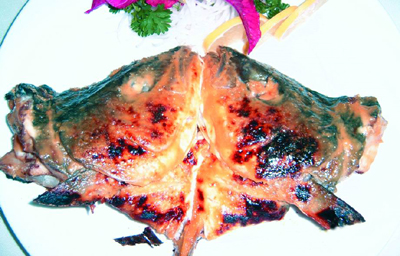 酱烤鱼头的做法