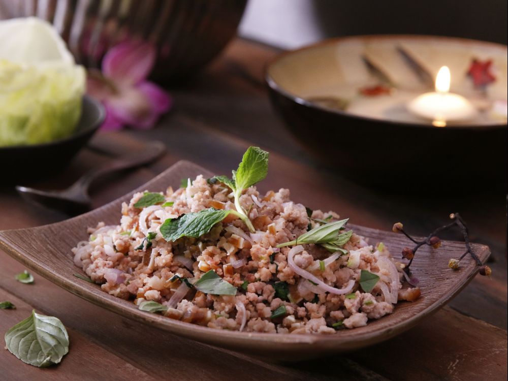 泰式猪肉生菜包的做法