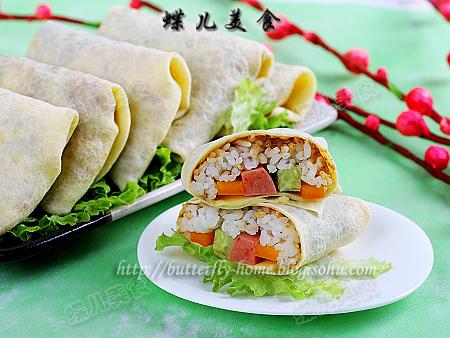 蔬菜火腿蛋包饭的做法