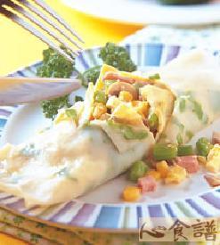 蔬菜蛋饼的做法