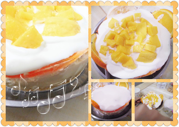 香橙芒果慕斯的做法