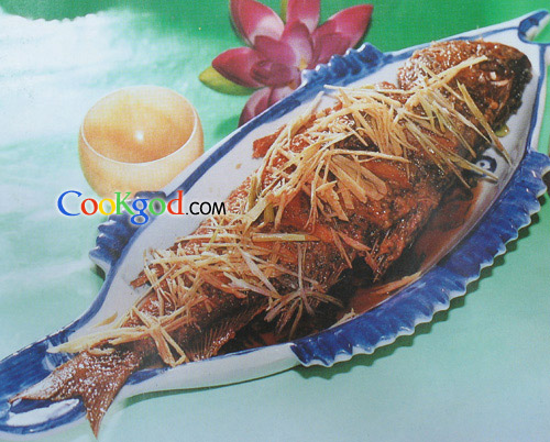 煎蒸黄鱼的做法