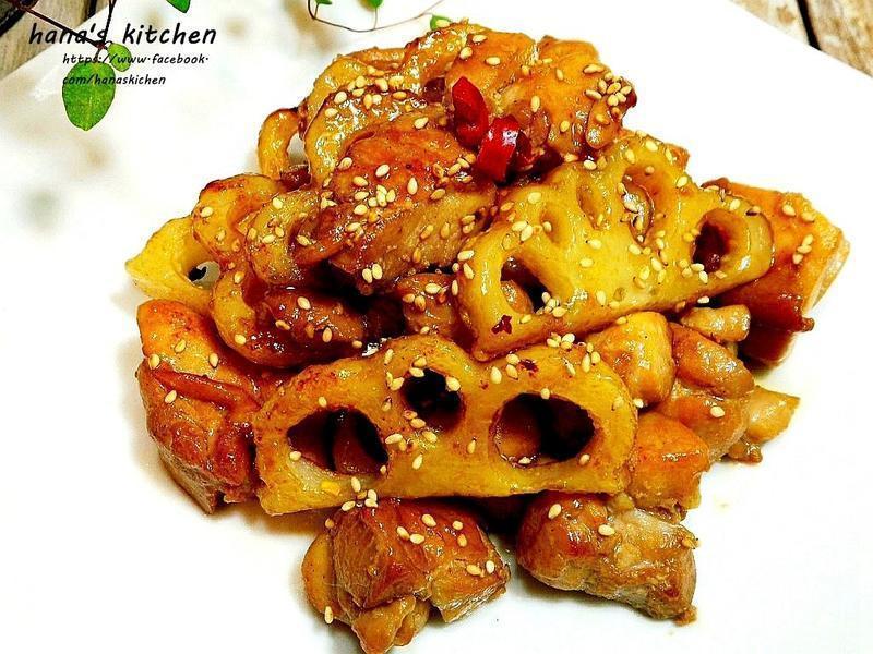 照烧莲藕鸡块的做法